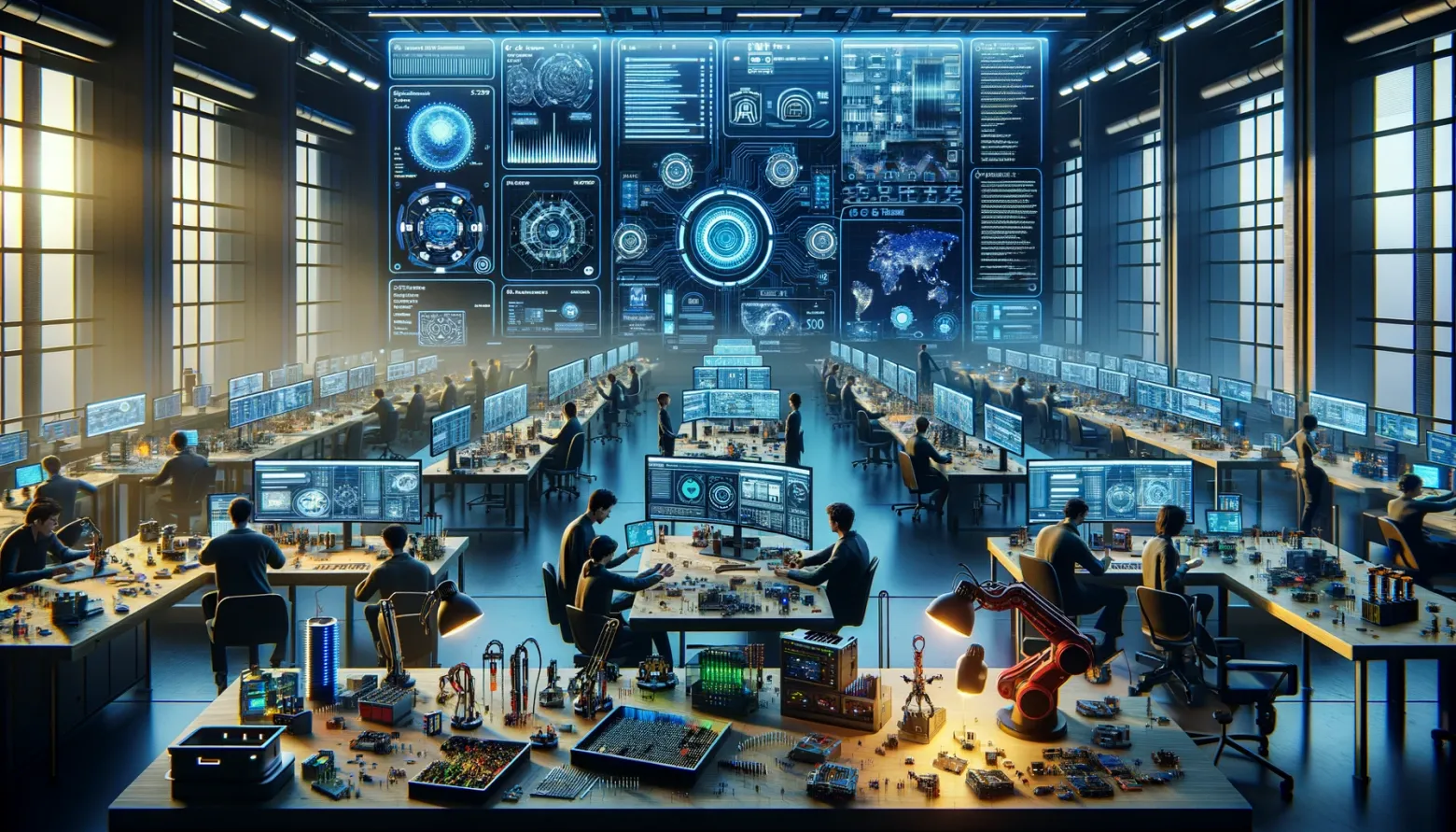 Разработка устройств Интернета вещей по версии нейросети DALL-E